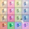 Lucy Aplique LED Cromo, 1 luz, Mando a distancia, Cambia de color
