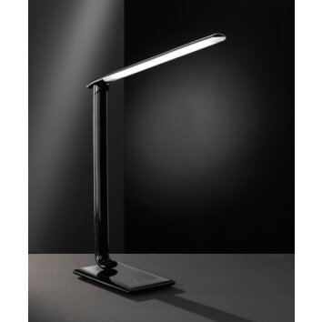 Wofi TUBAC Lámpara de mesa LED Negro, 1 luz