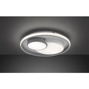 Wofi-Leuchten FELA Lámpara de Techo LED Blanca, 1 luz