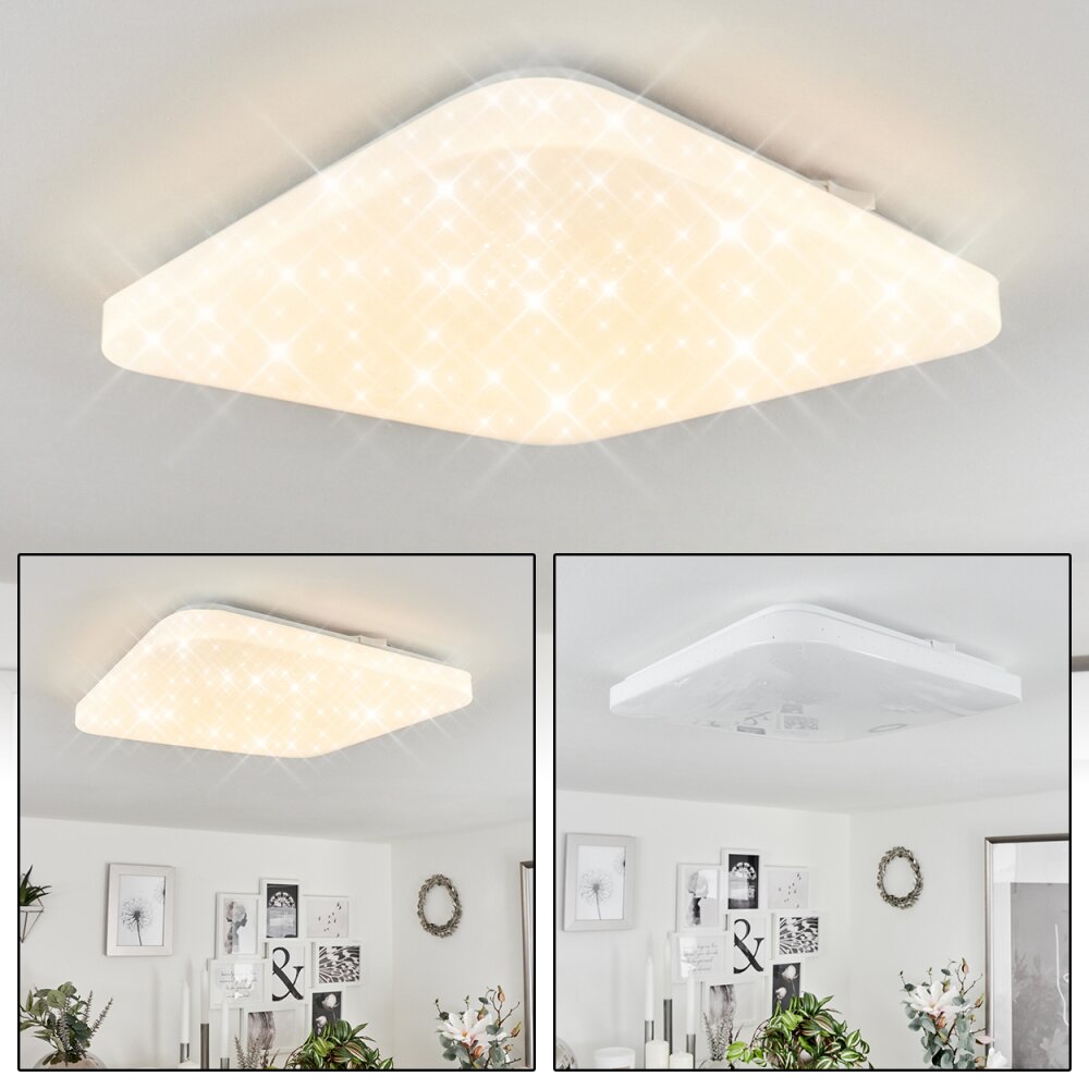 Melres Lámpara de Techo LED Blanca, 1 luz main product photo