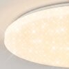 Melres Lámpara de Techo LED Blanca, 1 luz