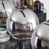 Koyoto  Lámpara Colgante Esfera 25 cm Cromo, Transparente, 3 luces
