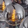 Koyoto  Lámpara Colgante Esfera 25 cm Transparente, Ahumado, 3 luces