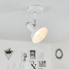 Vouzy Lámpara de Techo Blanca, 1 luz