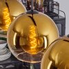 Koyoto  Lámpara Colgante Cristal 25 cm dorado, Transparente, 3 luces