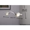 Osram Slingshot Lámpara suspendida LED Cromo, 2 luces