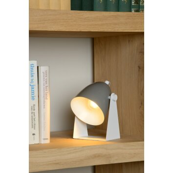 Lucide CHAGO Lámpara de escritorio Gris, 1 luz