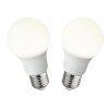 Globo set de 2 LED E27 8,8 watt 806 lúmenes 4000 Kelvin