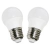 Globo set de 2 LED E27 6 W 550 Lumen 4000 Kelvin
