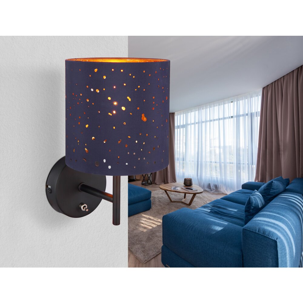 Globo URBAN Aplique Negro, 1 luz main product photo