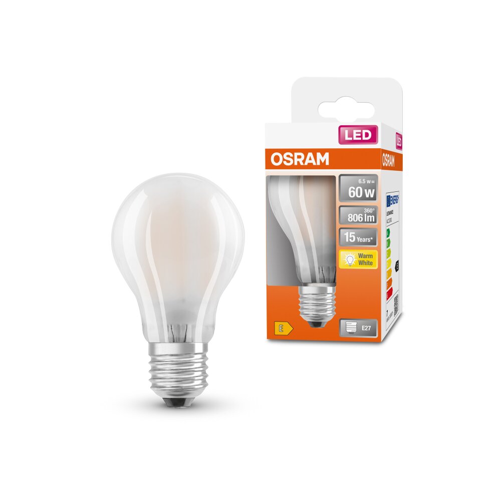 OSRAM LED Retrofit LED B22d 6,5 W 2700 Kelvin 806 Lumen main product photo