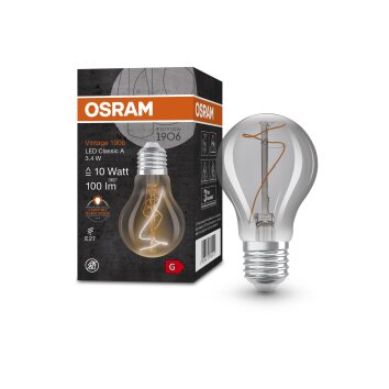 OSRAM Vintage 1906® LED E27 3.4 W 1800 Kelvin 100 Lumen