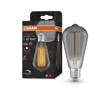 OSRAM Vintage 1906® LED E27 11 W 1800 Kelvin 500 Lumen