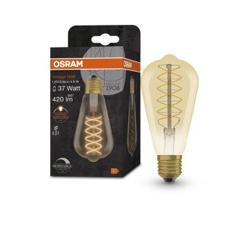 OSRAM Vintage 1906® LED E27 4,8 W 2200 Kelvin 420 Lumen