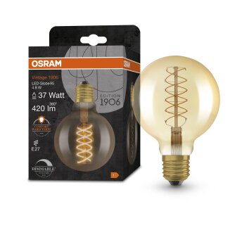 OSRAM Vintage 1906® LED E27 4,8 W 2200 Kelvin 420 Lumen