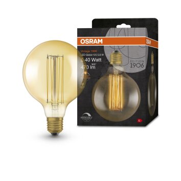 OSRAM Vintage 1906® LED E27 5.8 W 2200 Kelvin 470 Lumen