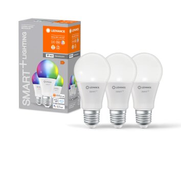 LEDVANCE SMART+ WiFi Juego de 3 LED E27 9 watt 2700-6500 Kelvin 806 lúmenes