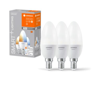 LEDVANCE SMART+ WiFi Juego de 3 LED E14 4,9 watt 2700-6500 Kelvin 470 lumen