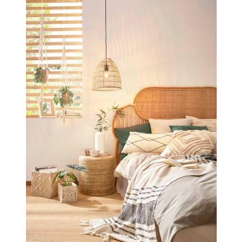 Eglo AYESGARTH Lámpara Colgante Negro, 1 luz