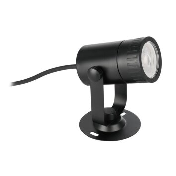 Eglo NEMA-Z Proyector jardin con estaca LED Negro, 1 luz, Cambia de color