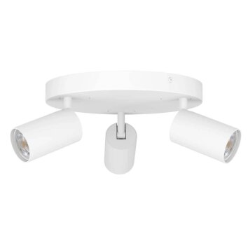 Eglo TELIMBELA-Z Lámpara de Techo LED Blanca, 3 luces, Cambia de color