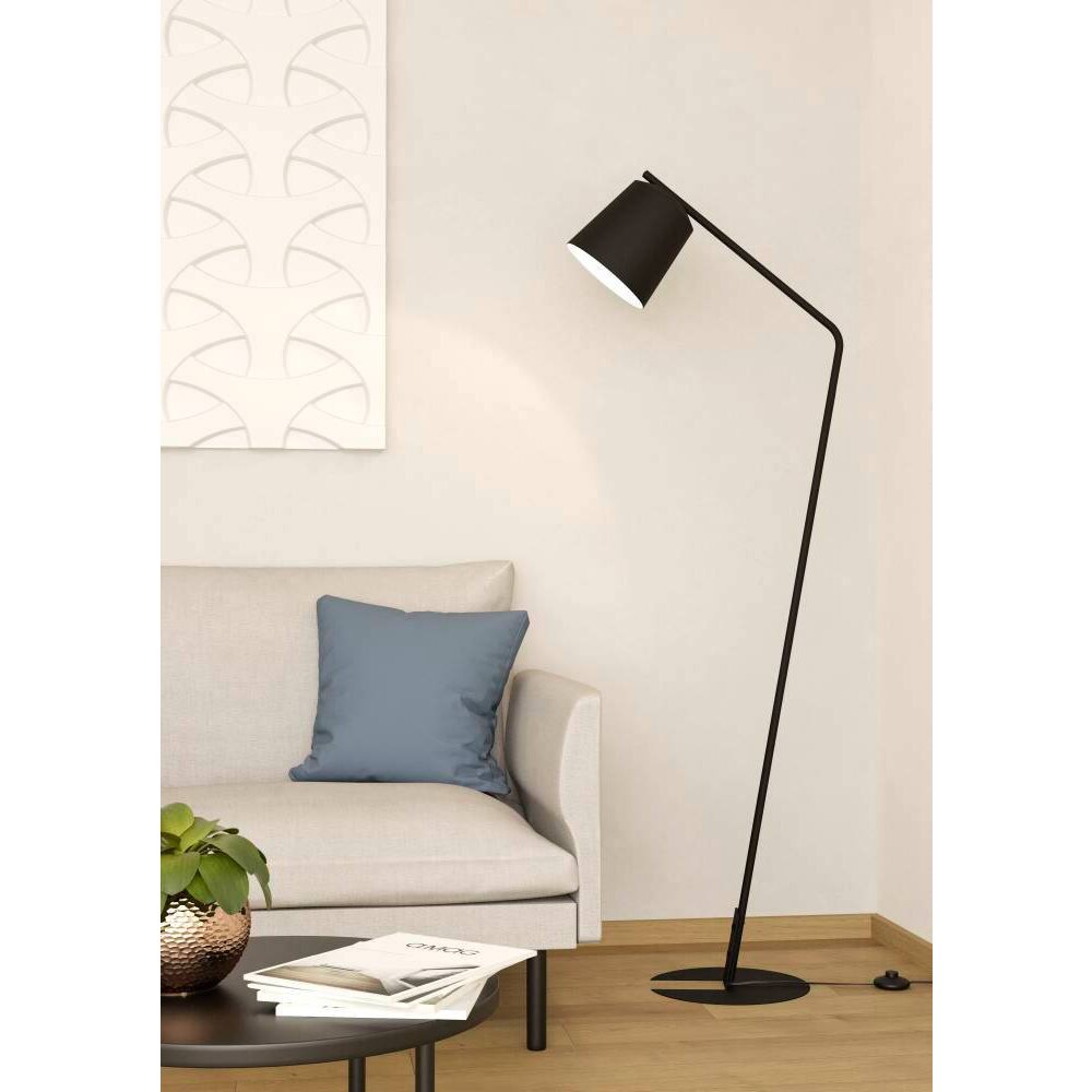 Eglo ONEDA Lámpara de Pie Negro, Blanca, 1 luz main product photo