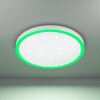 Eglo MONTEMORELOS-Z Lámpara de Techo LED Blanca, 1 luz, Cambia de color