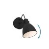 Eglo SAN PERI Aplique LED Negro, Blanca, 1 luz