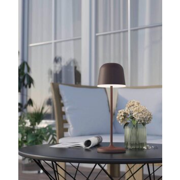 Eglo MANNERA Lámpara de mesa LED Color óxido, 1 luz
