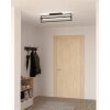 Eglo SIBERIA Lámpara de Techo LED Negro, 1 luz, Mando a distancia