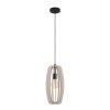Eglo BAJAZZARA Lámpara Colgante Negro, 1 luz