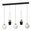 Eglo RONDO Lámpara Colgante Negro, 3 luces