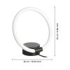 Eglo CARANACOA Lámpara de mesa LED Negro, 1 luz