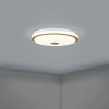 Eglo LANCIANO Lámpara de Techo LED Marrón, Blanca, 1 luz, Mando a distancia