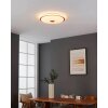 Eglo LANCIANO Lámpara de Techo LED Marrón, Blanca, 1 luz, Mando a distancia