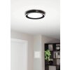 Eglo CALAGRANO Lámpara de Techo LED Negro, 2 luces, Mando a distancia