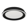 Eglo CALAGRANO Lámpara de Techo LED Negro, 2 luces, Mando a distancia