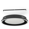 Eglo CALAGRANO Lámpara de Techo LED Negro, 2 luces, Mando a distancia