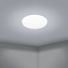 Eglo BATTISTONA Lámpara de Techo LED Blanca, 1 luz, Mando a distancia