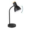 Eglo VERADAL-QI Lámpara de mesa LED Marrón, Negro, 1 luz