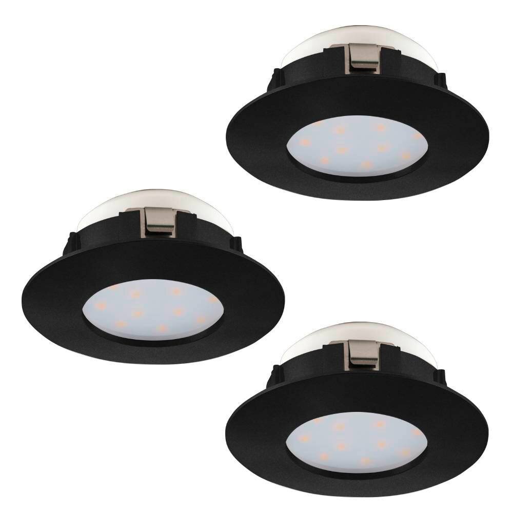 Eglo PINEDA Lámpara empotrable LED Negro, 3 luces main product photo