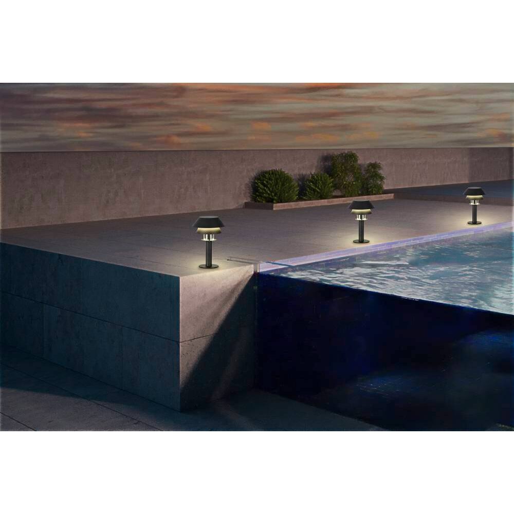 Eglo CHIAPPERA Poste de Jardín Negro, Blanca, 1 luz main product photo