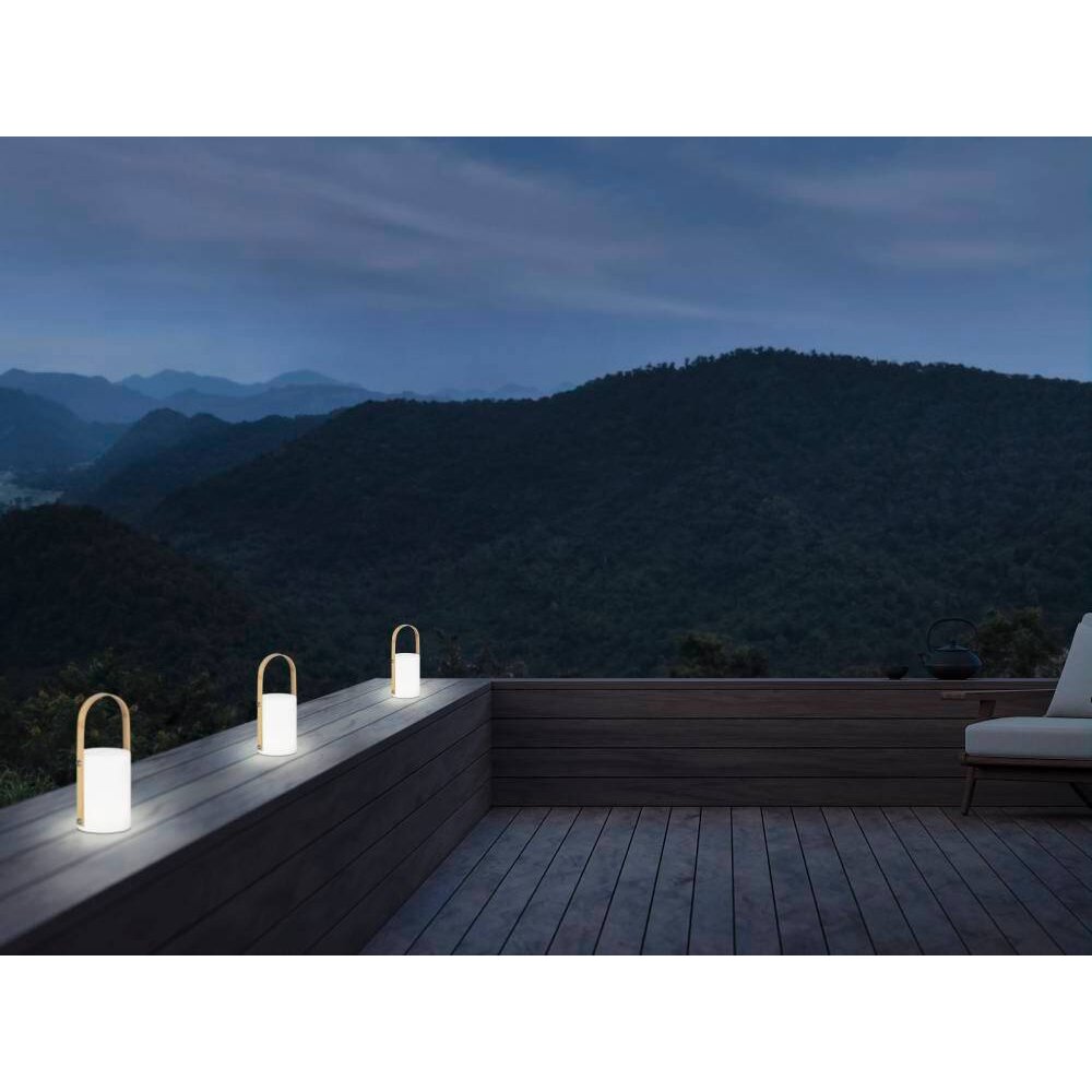 Eglo CUENCA Lámpara de mesa LED Marrón, Blanca, 8 luces main product photo