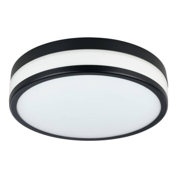 Eglo LED PALERMO Lámpara de Techo Negro, 3 luces