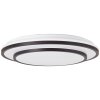 Brilliant Luciano Lámpara de Techo LED Negro, Blanca, 1 luz, Mando a distancia