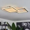 Longos Lámpara de Techo LED Aluminio, 1 luz, Mando a distancia