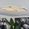 Longos Lámpara de Techo LED Aluminio, 1 luz, Mando a distancia