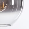 Koyoto  Lámpara Colgante Cristal 30 cm Transparente, Ahumado, 1 luz
