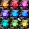 Loural Lámpara de mesa LED Níquel-mate, 1 luz, Mando a distancia, Cambia de color