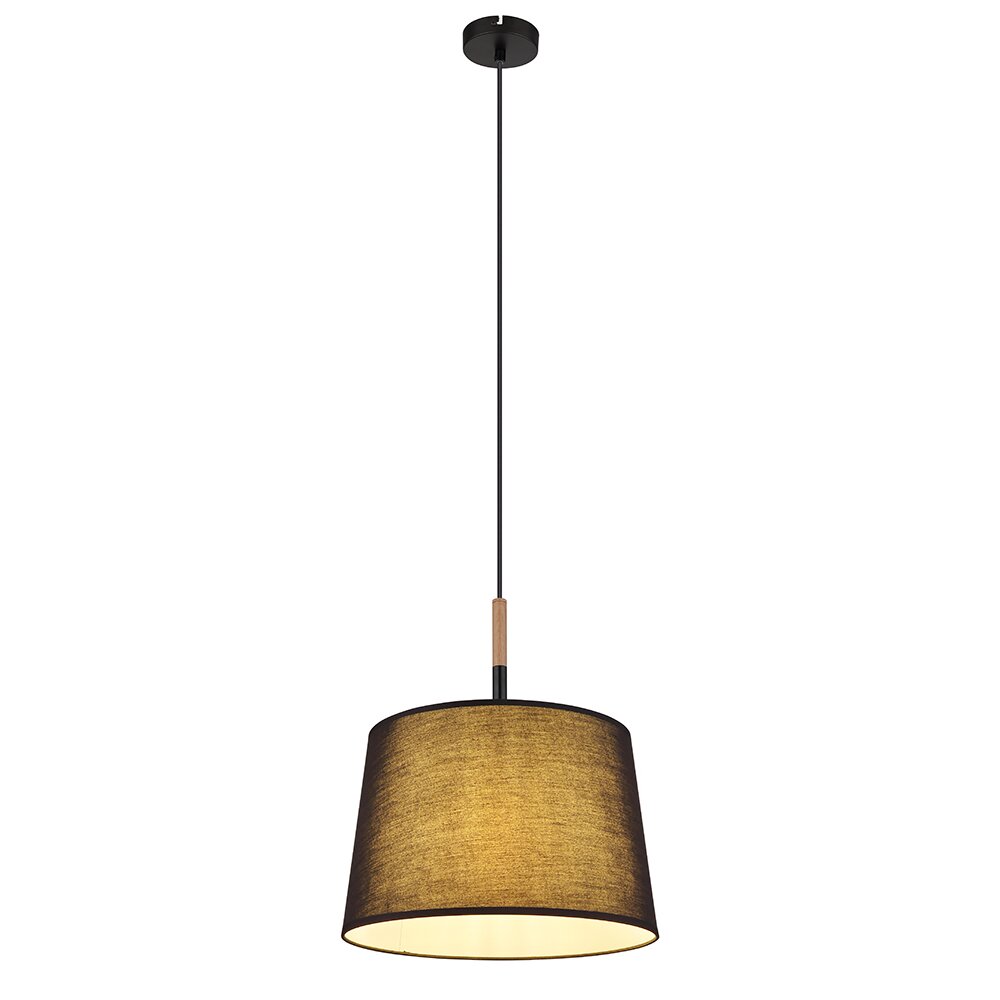 Globo TL Lámpara Colgante Crudo, Negro, 1 luz main product photo